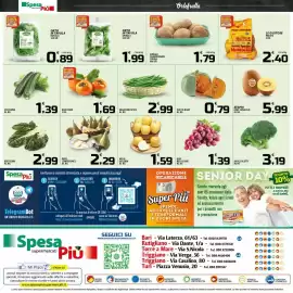 Volantino SpesaPiù Supermercati Pagina 12: Uva Red Globe €1,39, Pere Conference €2,29