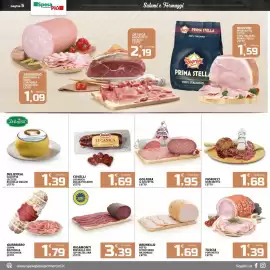 Volantino SpesaPiù Supermercati Pagina 5: Brunello petto di tacchino nazionale €1,69, Rigamonti bresaola oro €3,39
