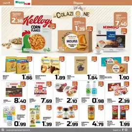 Volantino SpesaPiù Supermercati Pagina 8: Mulino Bianco biscotti vari tipi €1,89, Granarolo Latte Parzialmente Scremato €0,98