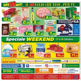 Volantino Idromarket Pagina 16: Heineken birra €5,99, Vino sfuso €1,49
