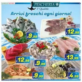 Volantino Idromarket Pagina 2: Bis frutti di mare allevato/pescato italia €4,99, Calamari freschi €12,99