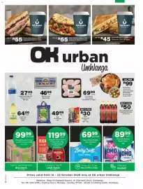 OK urban catalogue Page 1: Barney's Large Eggs €46,99, Crystal Valley full cream milk €27,99