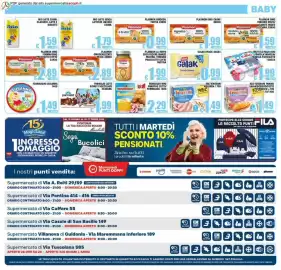 Volantino Sacoph Pagina 20: Plasmon Agnello €1,99, Fruttolo maxi duo €1,99