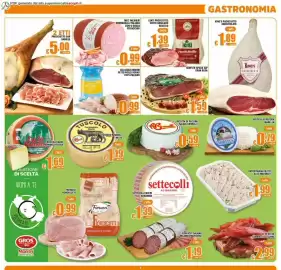 Volantino Sacoph Pagina 7: Mortadella Italiana Mec Palmieri €0,99, Carpaccio di carne gran resa €1,59