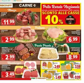 Volantino Iper Triscount Pagina 11: Fileni BIO Cordon Bleu e Cotoletta di Petto di Pollo €3,59, Pollo a pezzi €2,99
