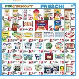 Volantino Iper Triscount Pagina 15: Nonno Nanni il primosale €1,79, Galbani Santa Lucia spalmabile il delizioso €1,99