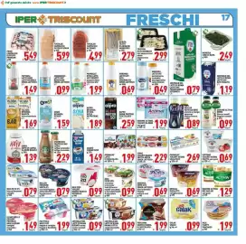 Volantino Iper Triscount Pagina 17: Muller Passione Greca 0% €0,79, Orasi bevanda di riso €1,59