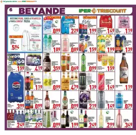 Volantino Iper Triscount Pagina 6: Angelo Poretti birra 4 luppoli classica €0,99, La Bete strong beer €2,19