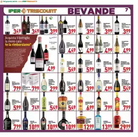 Volantino Iper Triscount Pagina 7: Mionetto Mo Prosecco di Valdobbiadene Superiore D.O.C.G. €7,49, Baileys Chocolate €10,99