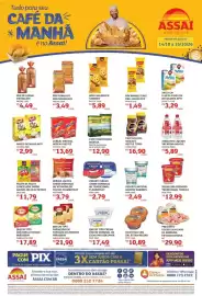 Encarte Assaí Atacadista Página 1: De - manteiga com sal €8,99, Nescafé - café solúvel tipos €16,90