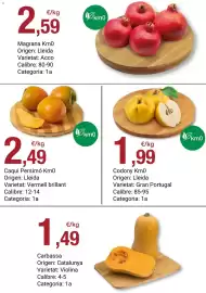Folleto BonpreuEsclat Página 13: Caqui Persimó Km0 €2,49, Magrana Km0 €2,59