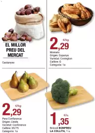Folleto BonpreuEsclat Página 14: Moniato €2,29, Pera Conference €2,29
