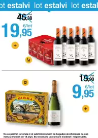 Folleto BonpreuEsclat Página 20: Birba Campredon €9,95, Tines de Roqueta Cabernet Sauvignon €19,95