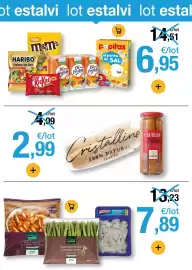 Folleto BonpreuEsclat Página 22: KitKat mini €6,95, La Selva frankfurt €2,99