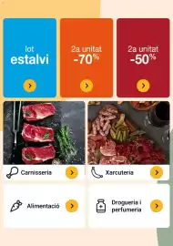 Folleto BonpreuEsclat Página 3: lot estalvi هم 2a unitat 2a unitat -70% -50% > Carnisseria & Xarcuteria > Alimentació > +