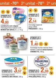 Folleto BonpreuEsclat Página 32: Burgo de Arias formatge fresc natural o 0% €4,00