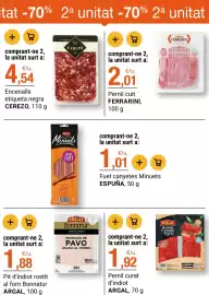 Folleto BonpreuEsclat Página 33: Argal bonnatur pit d'indiot rostit €1,88, Argal pernil curat d'indiot €1,92