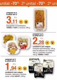 Folleto BonpreuEsclat Página 34: Arlet fesolets cigronets o llenties caviar cuites €1,94