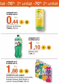 Folleto BonpreuEsclat Página 41: Kombucha FLAX €1,66, Trina refresc de llimona €0,44