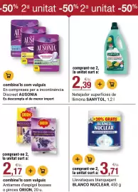 Folleto BonpreuEsclat Página 69: Sanytol netejador superfícies de llimona €2,39
