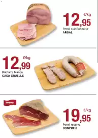 Folleto BonpreuEsclat Página 78: Bonnatur pernil cuit €12,95, Bonpreu pernil reserva €19,95