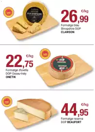 Folleto BonpreuEsclat Página 8: Formatge reserva DOP BEAUFORT €44,95, Onetik formatge d'ovella dop ossau-iraty €22,75