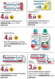 Folleto BonpreuEsclat Página 84: Parodontax crema dental reparació genives €3,99