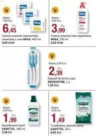Folleto BonpreuEsclat Página 85: Sanytol toallitas desinfectantes €1,49, Mixa crema corporal urea reparadora €3,99