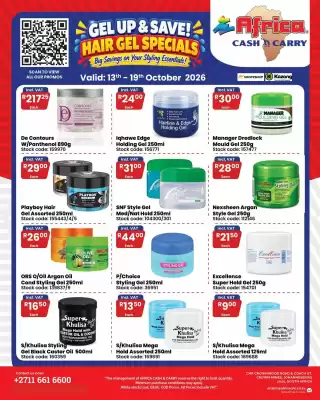 Africa Cash and Carry (valid until 19-10)