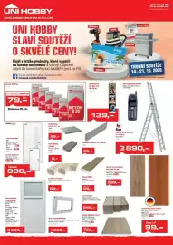 Uni Hobby leták týden 42 Strana 1: Drava dveře vchodové vedlejší €3.990,00, Uni Hobby beton b 20 €79,00