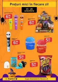 Catalog Supeco săptămâna 42 Pagină 2: Craniu cu jeleu €5,99, Takis Dracula €5,99