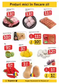 Catalog Supeco săptămâna 42 Pagină 6: Pulpă de porc fără os, pentru gătit €13,90, Pulpe superioare cu os de pui €13,90