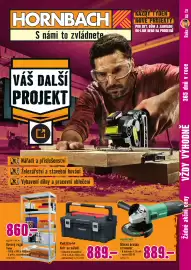 Hornbach leták Strana 1: Pattfield kufr na nářadí €889,00, Kovona Kovový regál Futur €860,00