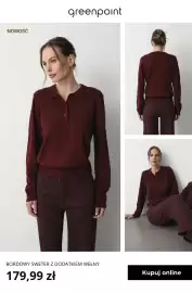 Greenpoint gazetka tydzień 42 Strona 8: Bordowy sweter z dodatkiem wełny Greenpoint €179,99