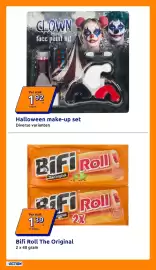 Action folder week 43 Pagina 21: Bifi Roll The Original €1,39, Halloween make-up set €1,92