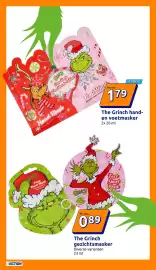Action folder week 43 Pagina 9: The Grinch hand-en voetmasker €1,79