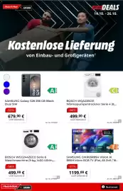 MediaMarkt Prospekt Seite 1: BOSCH WQA233CE1 Wärmepumpentrockner Serie 4 €499,00