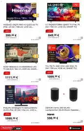 MediaMarkt Prospekt Seite 11: HISENSE 43Q7S PRO Hi-QLED 4K TV €399,00, LG 75QNED72B6A QNED TV €849,00