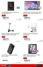 MediaMarkt Prospekt Seite 2: HISENSE 50Q7S Hi-QLED 4K TV €349,00, LG F4WX9092B Waschmaschine €566,00