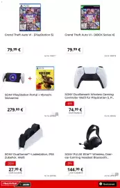 MediaMarkt Prospekt Seite 20: SONY DualSense™-Ladestation, PS5 Zubehör, Weiß €27,99