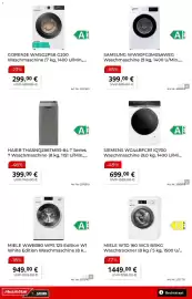 MediaMarkt Prospekt Seite 3: SAMSUNG WW90FG3M05AWEG Waschmaschine €399,00, GORENJE WM SG2PS8 G200 Waschmaschine €299,00