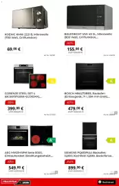 MediaMarkt Prospekt Seite 6: SIEMENS PQ613PIAA Backofen €899,00, BOSCH HBA272BB3, Backofen €479,00