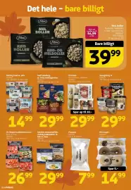 Løvbjerg tilbudsavis uge 42 Side 12: Pizzadej Dybfrost €7,99, Spangsberg is Flødebolle is €29,99