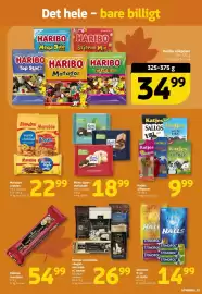 Løvbjerg tilbudsavis uge 42 Side 15: Katjes slikposer €9,99, Odense chokolade €26,99