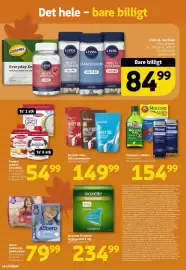 Løvbjerg tilbudsavis uge 42 Side 28: Nicorette fruitmint €234,99, Bodylab Whey 100 proteinpulver €149,99