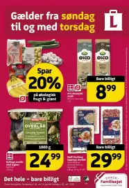 Løvbjerg tilbudsavis uge 42 Side 32: Rose kyllinge overlår med rygben €24,99, Arla øko mælk €8,99