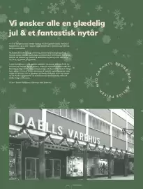 Daells Bolighus tilbudsavis Side 2: Vi ønsker alle en glædelig jul & et fantastisk nytår GARANTI. Vi er et bolighus med