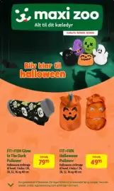 Maxi Zoo tilbudsavis Side 1: Fit+fun glow in the dark pullover €79,95, Fit+Fun Halloween Pullover €49,95