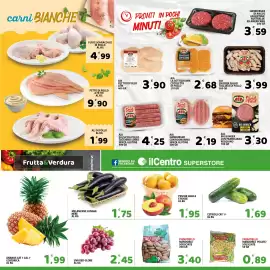 Volantino Il Centro Superstore Pagina 5: Cetrioli cat 1^ €1,69, Pesche gialle e rosse €1,95