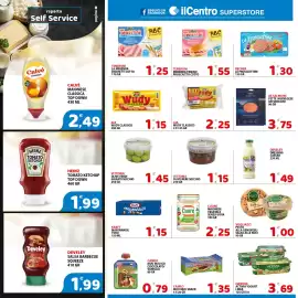 Volantino Il Centro Superstore Pagina 8: reparto Self Service Calvé UOVA classica HEINZ 1869 TOMATO KETCHUP 57 67 CALVÈ